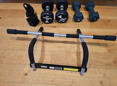 Dumbells and misc resistance set