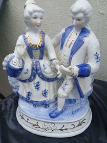 Big Vintage Porcelain Figurines