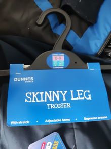 BNWT Age 8-9 Skinny Leg Trousers