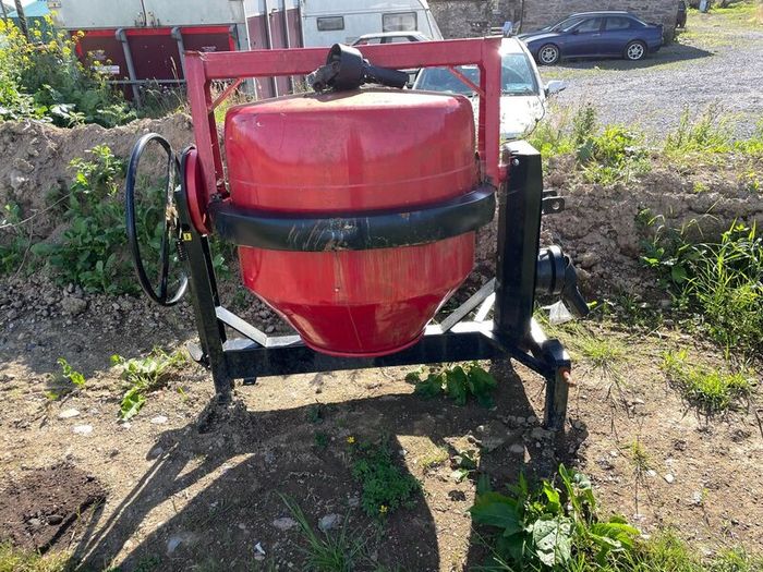 tractor mounted concrete mixer