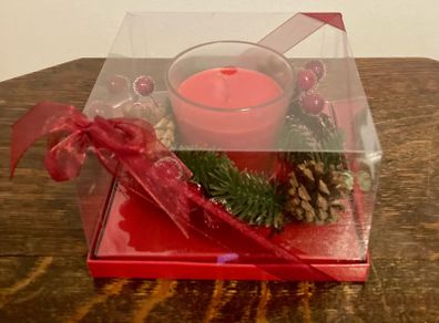 Christmas Candle Centrepiece BNIB