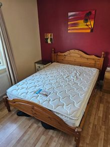 King Size Bed & Mattress