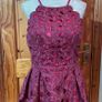 Chi Chi London high neck laser cut midi dress. Size UK16 Image 3