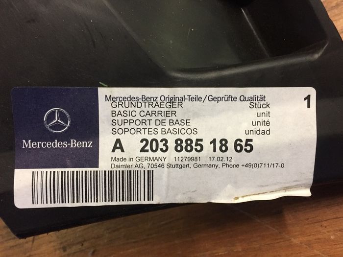 Mercedes Bumper Support (W203)