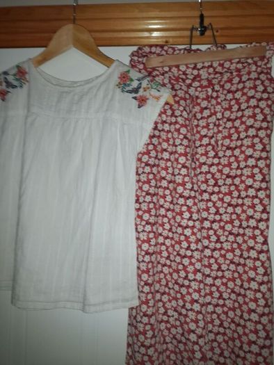 girls top and trousers set from fatface