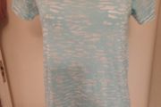 Denim Co Turquoise top size UK14 EU42 Postage included
