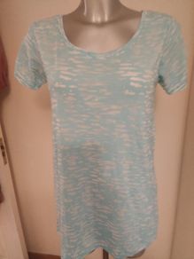 Denim Co Turquoise top size UK14 EU42 Postage included
