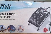 Crivit double barrel foot pump