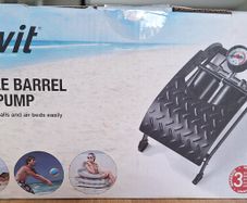 Crivit double barrel foot pump