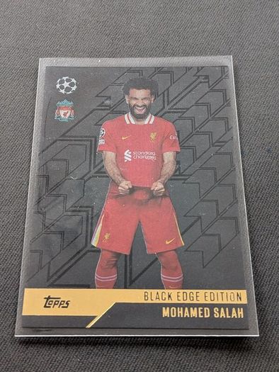 Topps Match Attax 24/25 Mohamed Salah Liverpool Black Edge Edition BE 9
