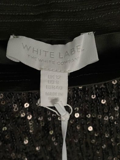 Sequin wide leg trousers size 12 White Label the White company BNWT