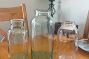 Antique Glass Shop Jars