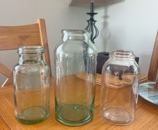 Antique Glass Shop Jars