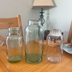 Antique Glass Shop Jars
