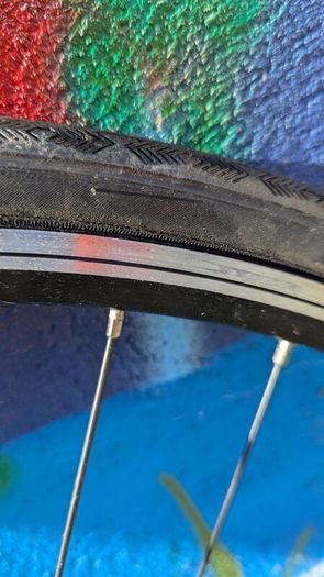 Fixie bike wheel set, lightweight.