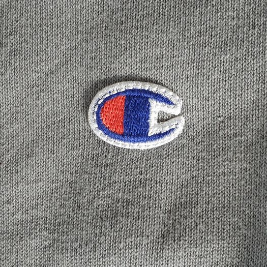 Champion sweatshirt reverse weave mens small grey