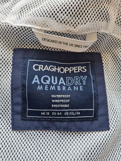 Craghoppers aquadry jacket Size 18 Navy in like new condition