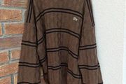 Vintage Lacoste Chunky Wool Jumper Mens XL
