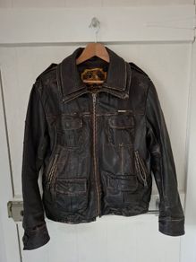 Superdry leather jacket