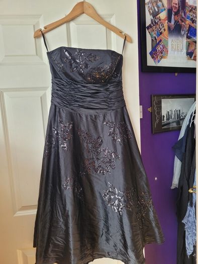 Black strapless monsoon dress