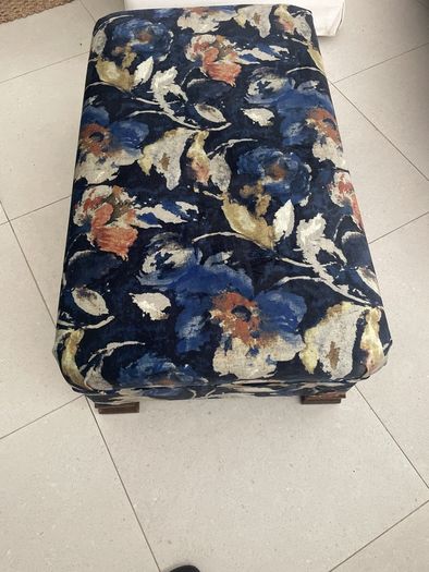 Footstool 100cms x58cms wide just had reupholstered