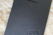 Hand made leather menu holder