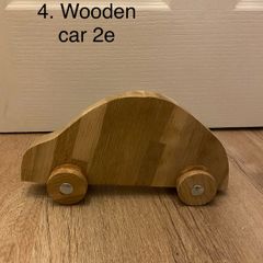 wooden car