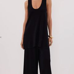 DISSH Ray wide leg knit pants size S
