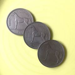 Ireland, Eire coins to remember, x 3. Free Post