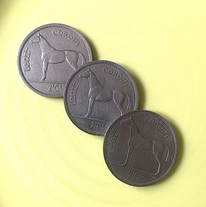 Ireland, Eire coins to remember, x 3. Free Post