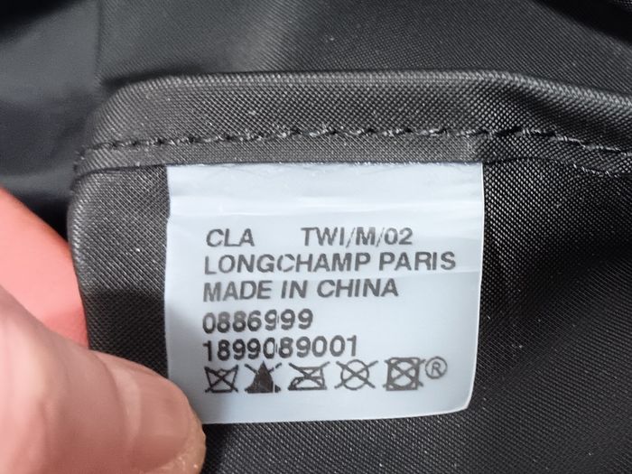 Black Longchamp Le Pliage Bag - Size L