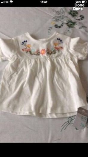 Girls teeshirt 6/9 mths