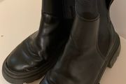 Zara Kids Black Ankle Boots: Size 32 / Size 13