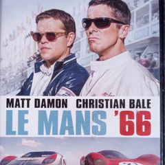 Le Mans '66 (AKA - Ford v Ferrari) [2019] Matt Damon, Christian Bale, Jon Bernthal, Caitriona Balfe, Tracy Letts, Josh Lucas, Noah Jupe, Remo Girone & Ray McKinnon [1xDVD Movie]