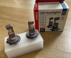 AMIO H7 LED Headlight Bulbs. 6000k.