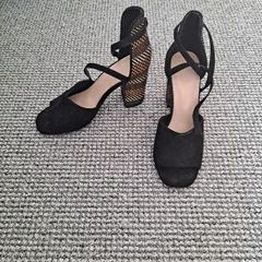 M&S black heels