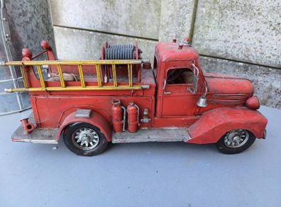 Vintage Metal Fire Truck