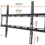 Tv Wall Mount Bracket Flat Fixed 32''-65'' Image 2