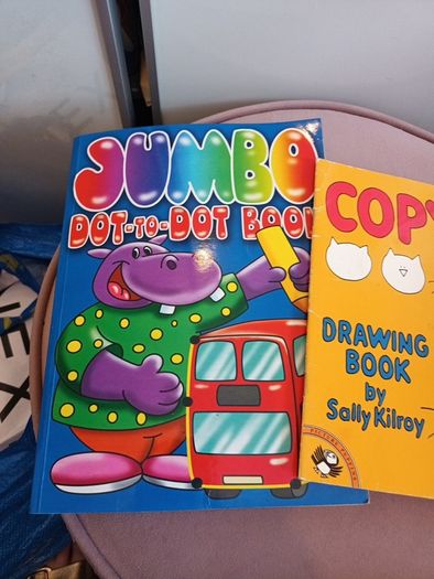Childrens drawing/puzzle books