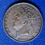 1826 Farthing George IV British coin Image 4