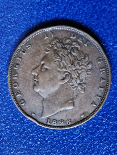 1826 Farthing George IV British coin
