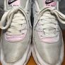 Nike Air Max 90 White & Pink Tye Dy Ladies UK5.5 EUR38.5 Trainers   S-A Image 3