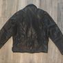 Topman Premium Men's Real Leather Biker Jacket Buffalo Leather Black Image 4