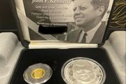 Gold/Silver John F Kennedy Proof set 2013.