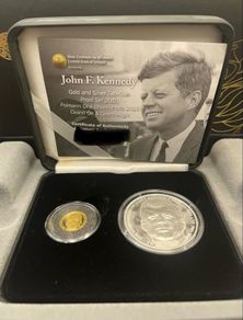 Gold/Silver John F Kennedy Proof set 2013.