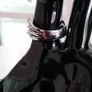 Platinum Plated Crystal Ring Image 7