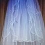 2 Tier Sequined and Crystal Elbow length Veil Image 2