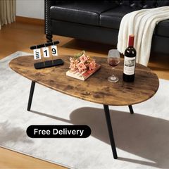 Coffee Table for Living Room Small Mid Century Cof