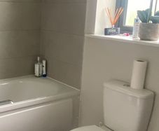 toilet with cistern