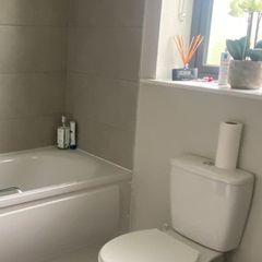 toilet with cistern
